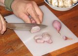 SOG Agency slicing onions (Photo:mistwalker - bladeforums)