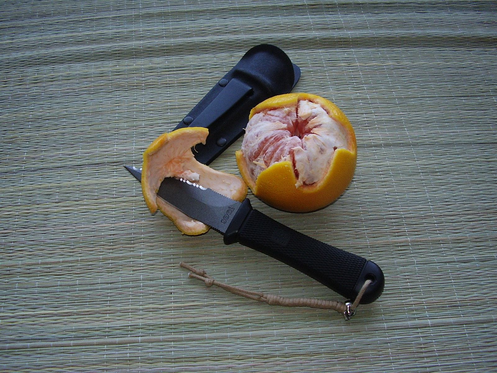 SOG Mini Pentagon cutting orange (Photo:"relikt" - guns.ru)